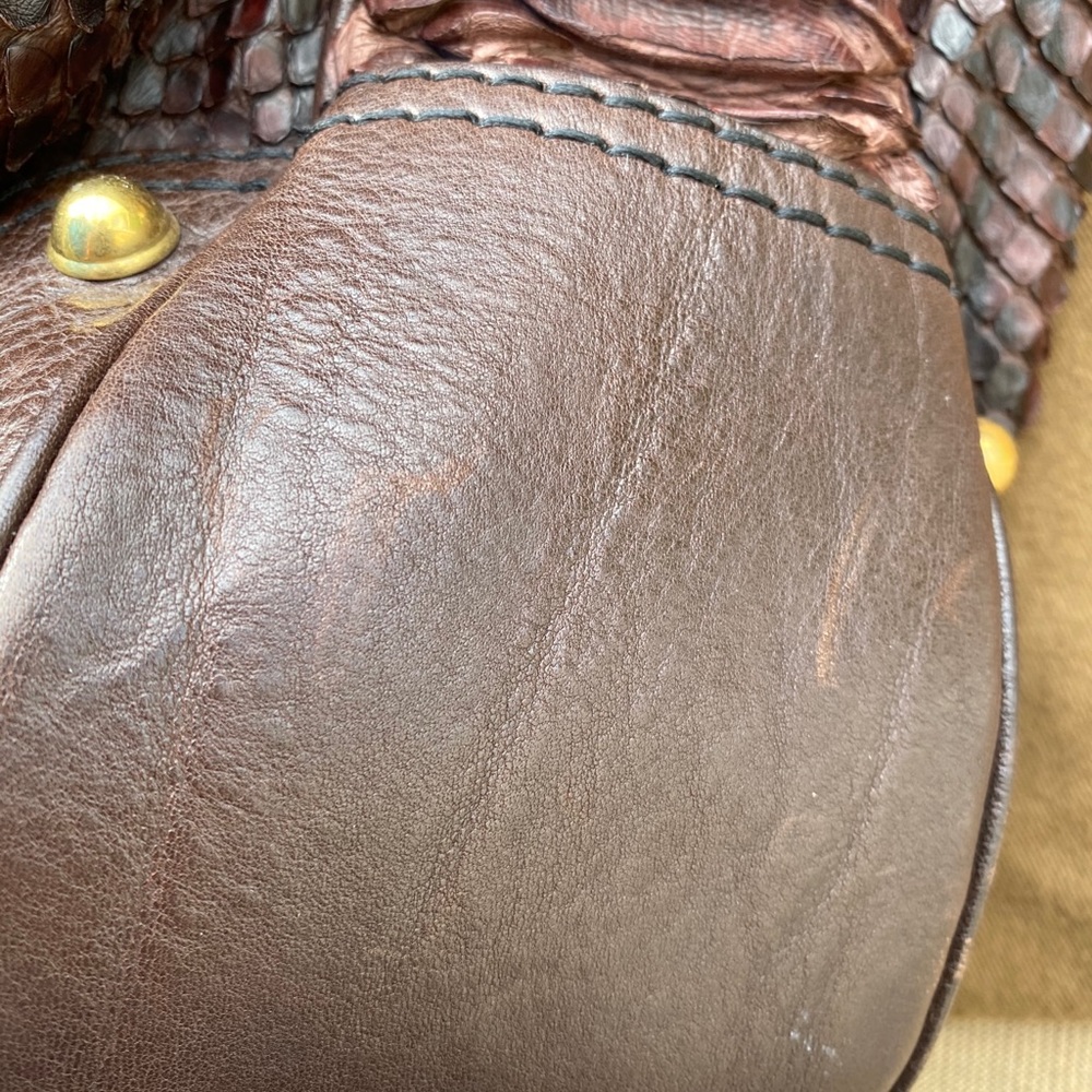 Authentic Gucci rare python bag/purse - Picture 11 of 13